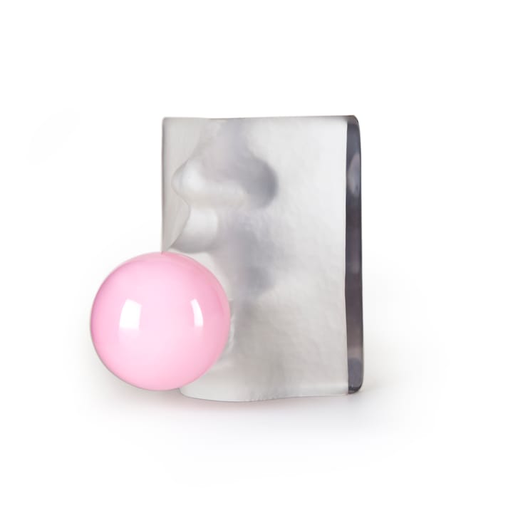 Escultura de cristal Bubbles  - blanco-rosa - Målerås Glasbruk