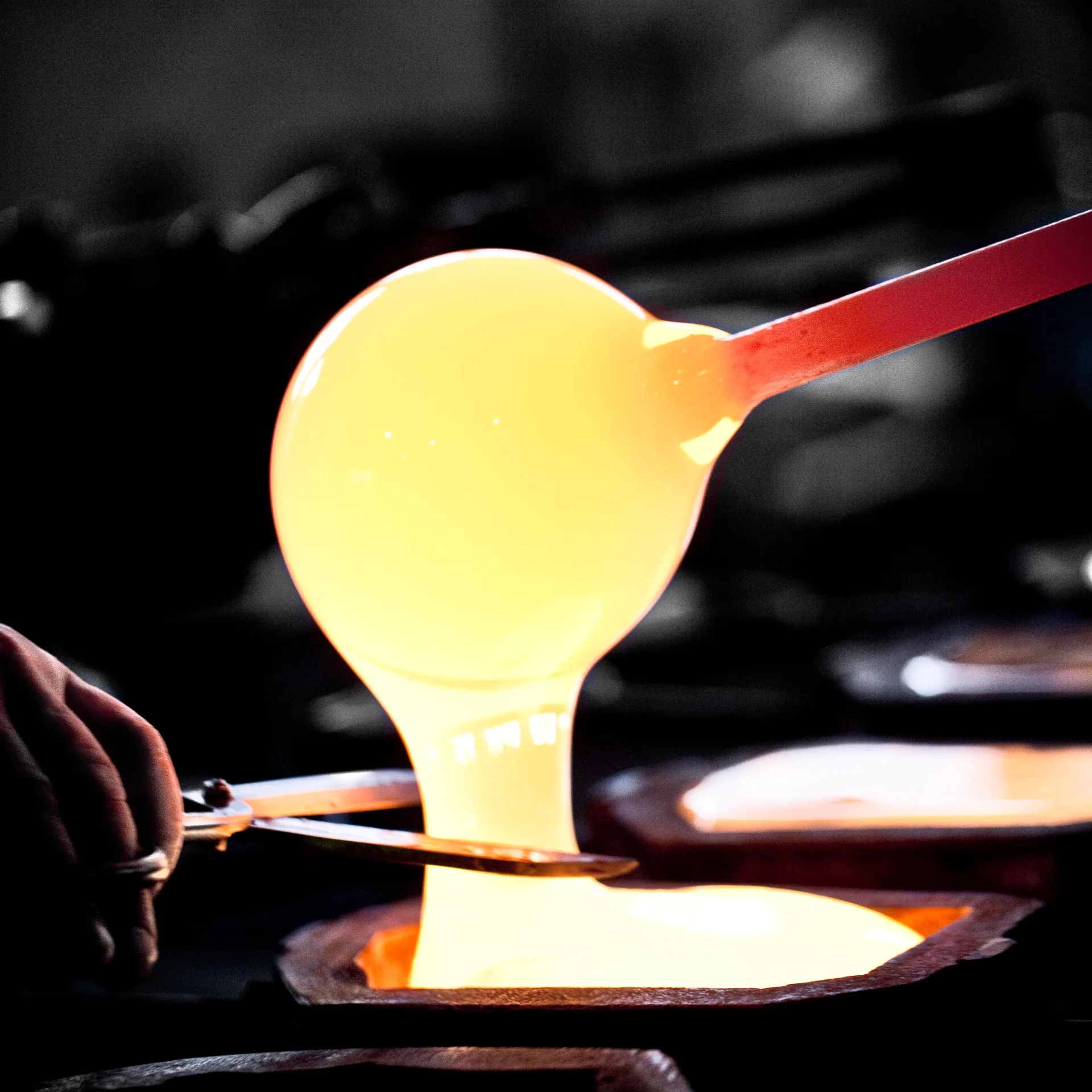 Escultura de cristal Safari búho, Grande Målerås Glasbruk