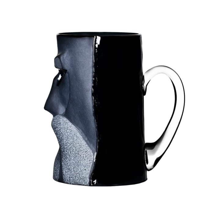 Jarra de cerveza Loke, negro Målerås Glasbruk