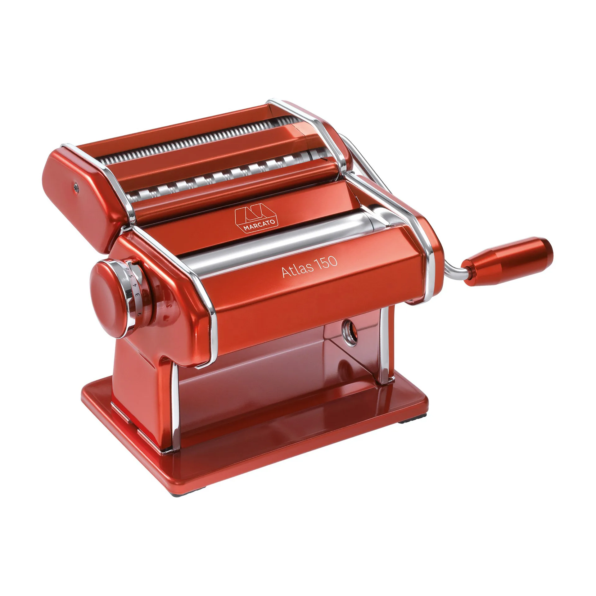 Máquina de pasta Marcato Atlas 150 Design, rojo Marcato