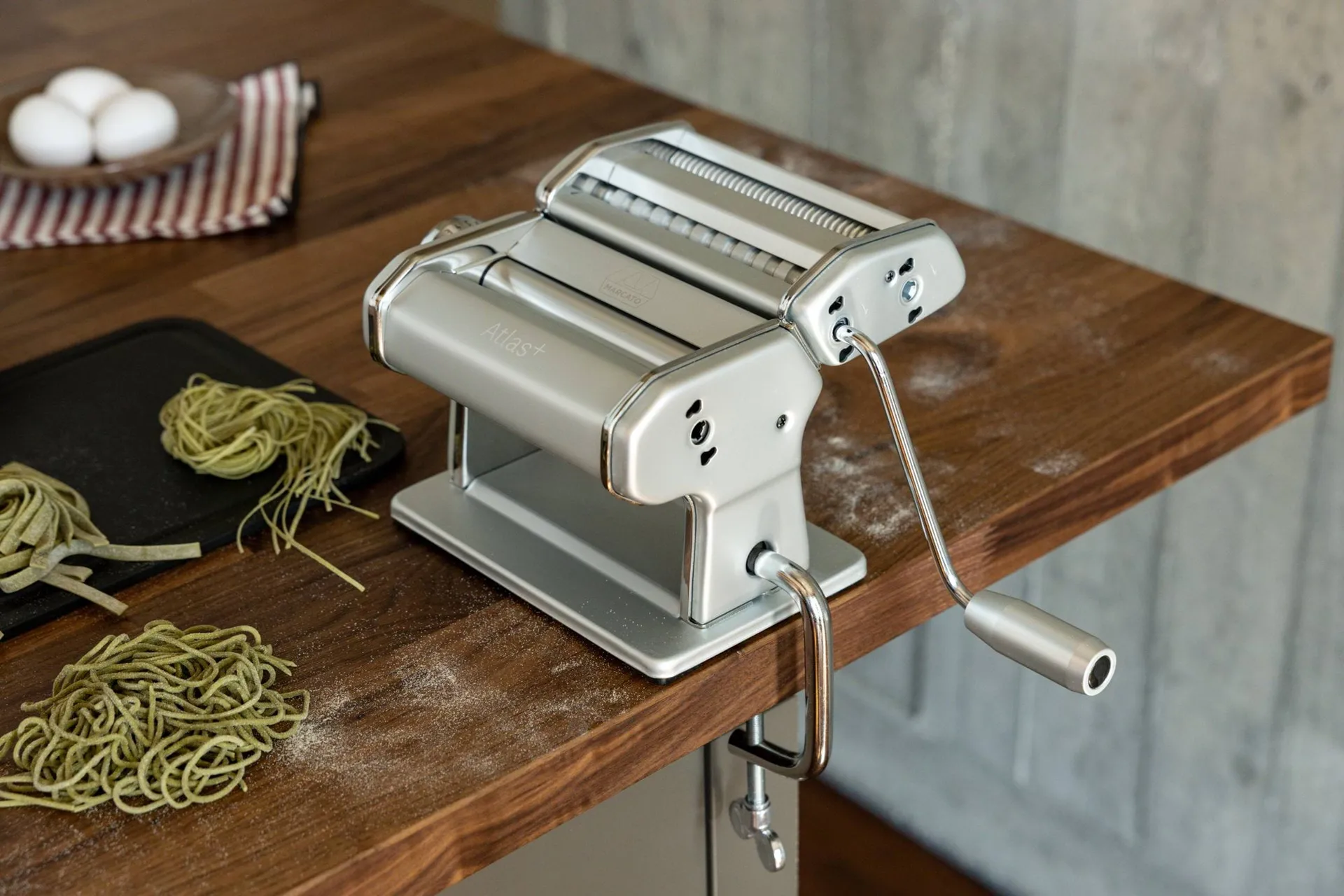 Marcato Atlas 150+ máquina de pasta, Hielo Marcato
