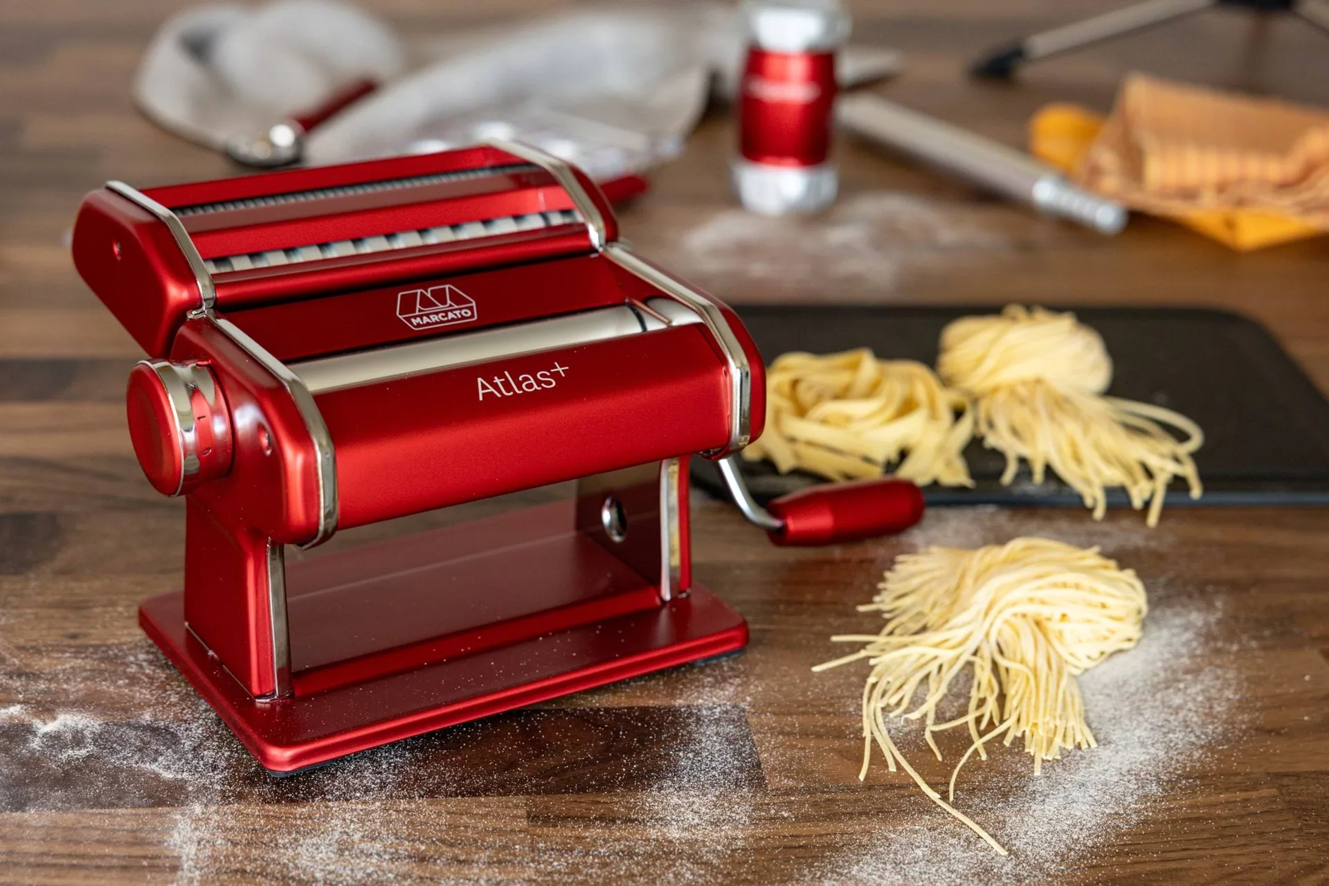 Marcato Atlas 150+ máquina de pasta, Rojo Marcato