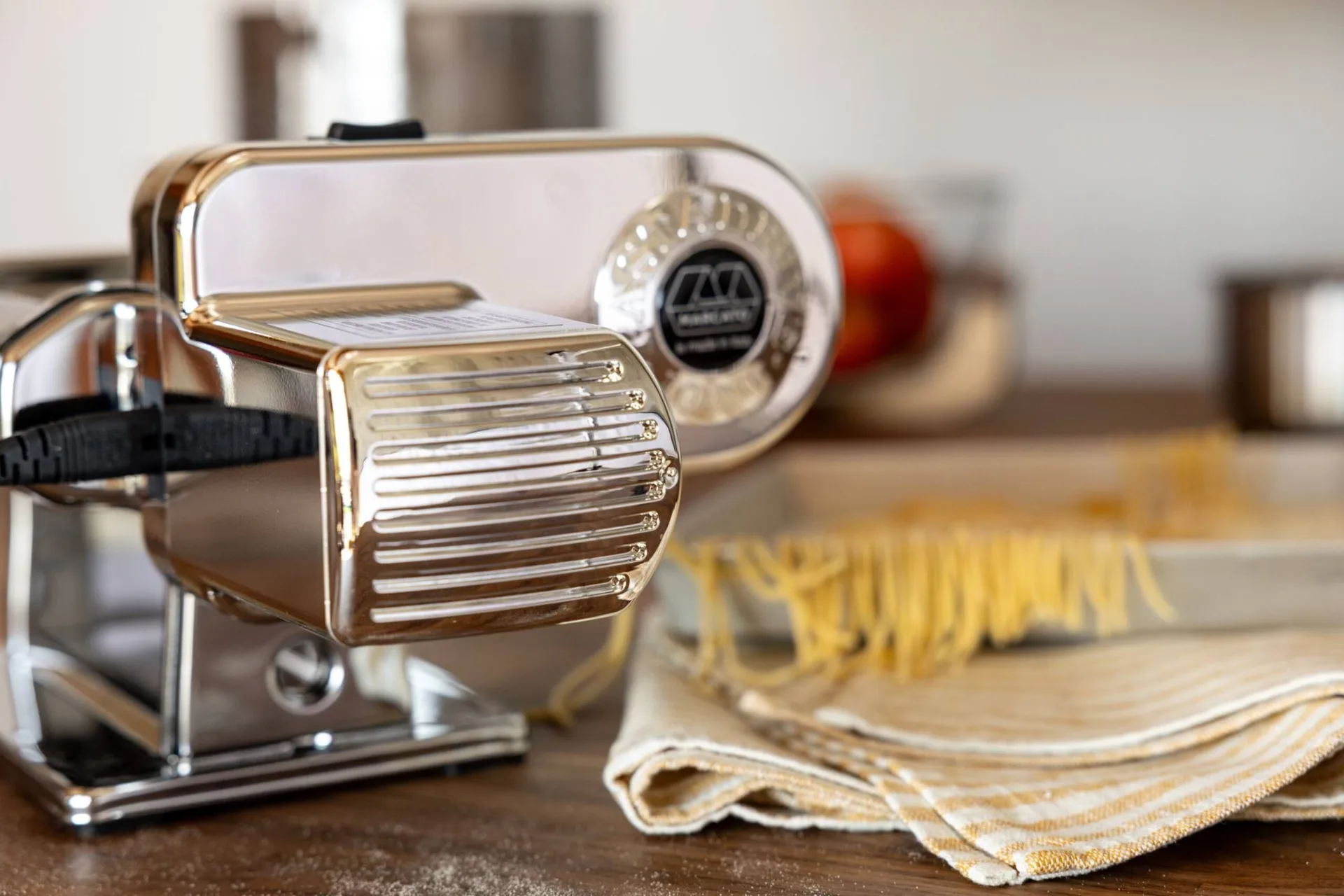 Marcato Atlasmotor+ máquina de pasta, Acero Marcato
