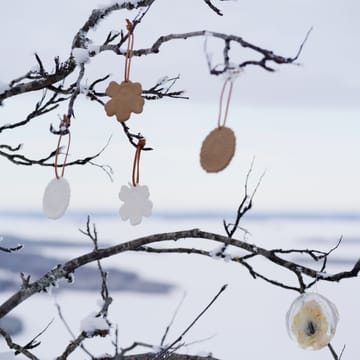 2 Colgantes de navidad Holiday - blanco - Marimekko