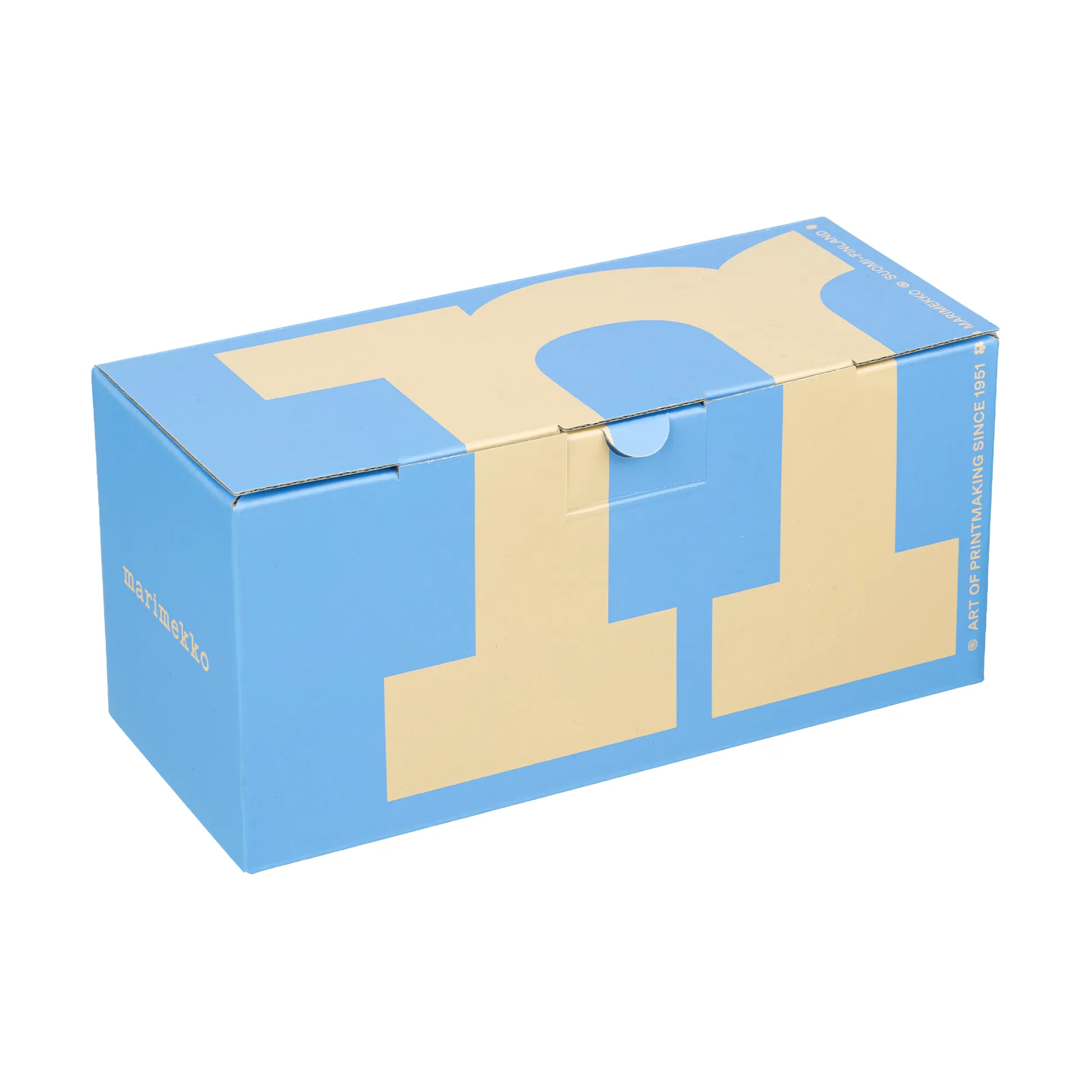 2 Tazas Juhla Unikko 25 cl, White-light blue-sand-orange red Marimekko