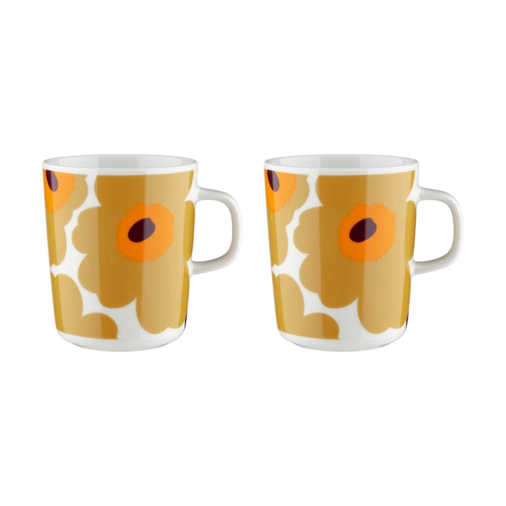 2 Tazas Unikko 2,5 dl - Blanco - Marimekko