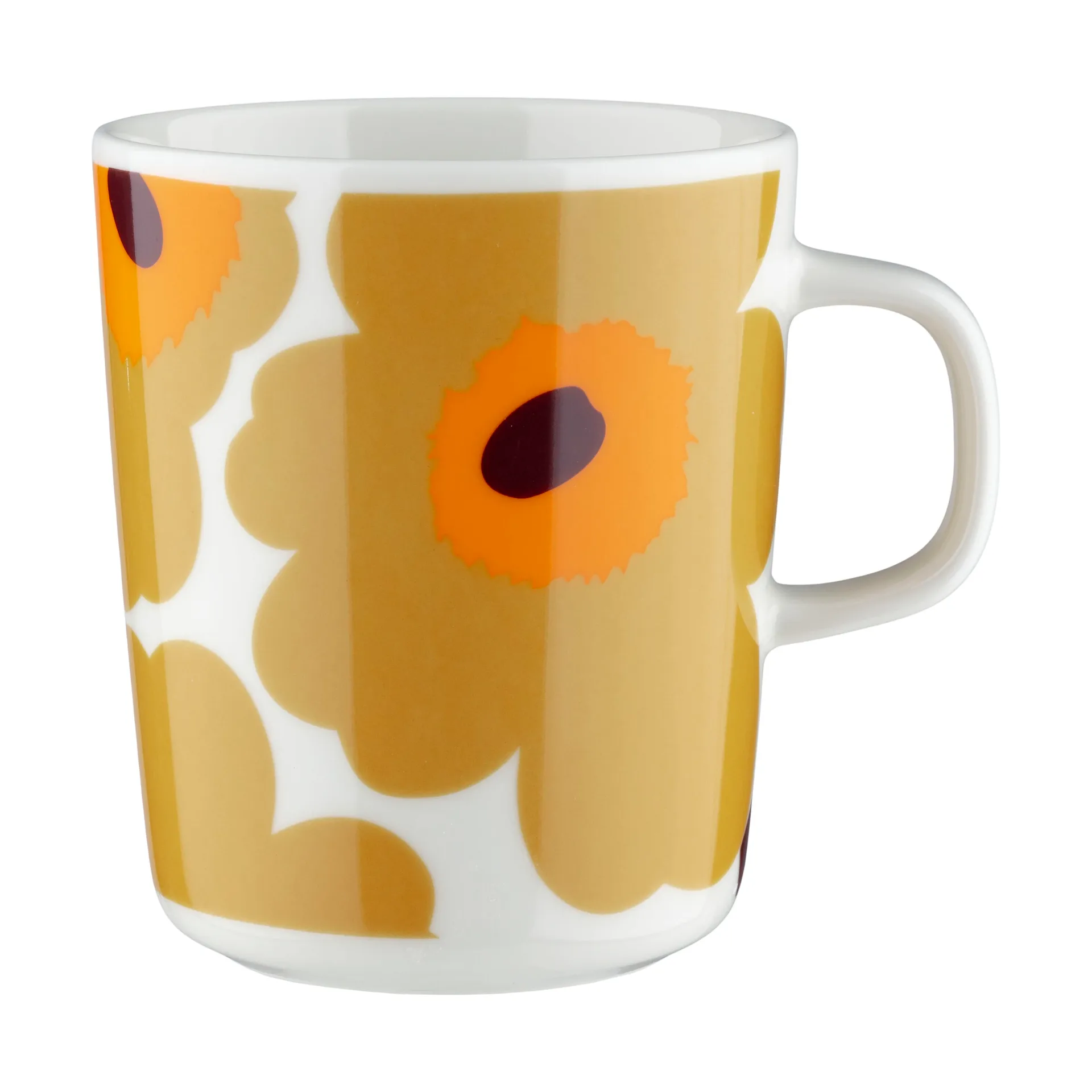 2 Tazas Unikko 2,5 dl, Blanco Marimekko