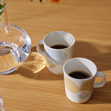 2 Tazas Unikko 2,5 dl - White-beige-aqua - Marimekko