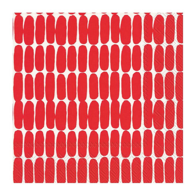 20 Servilletas Alku 33x33 cm - rojo - Marimekko