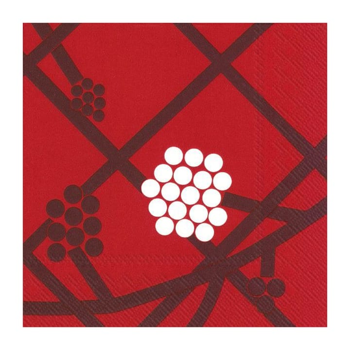 20 Servilletas Hortensie 33x33 cm - Red - Marimekko