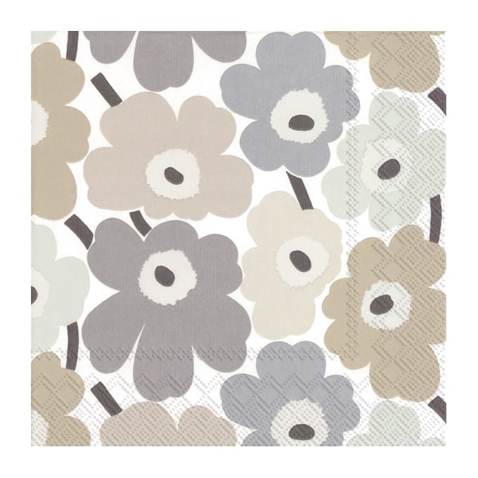 20 Servilletas Unikot 33x33 cm - Linen - Marimekko