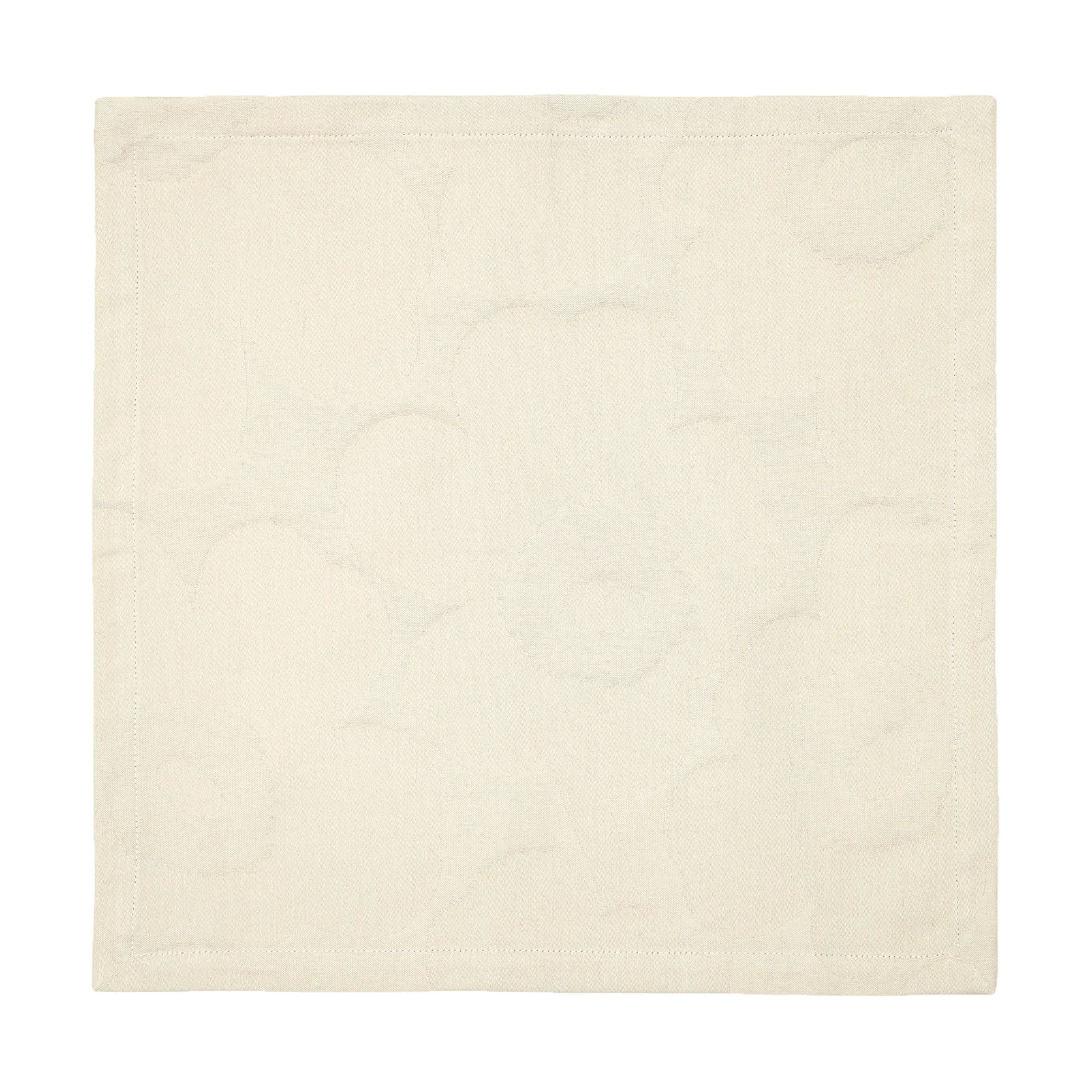3 Servilletas de tela Unikko 40x40, White-off white Marimekko