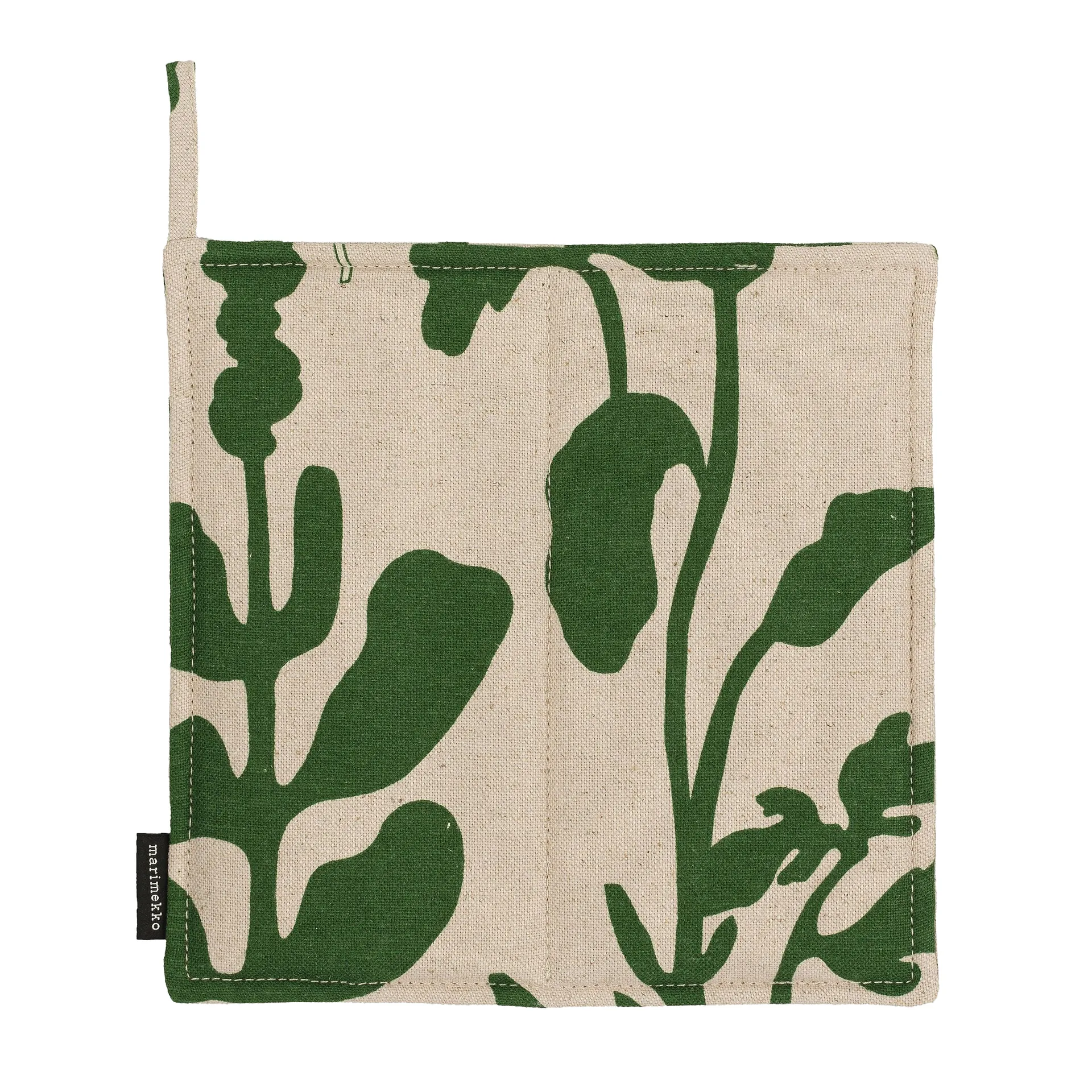 Agarrador Elokuun Varjot, verde-beige Marimekko