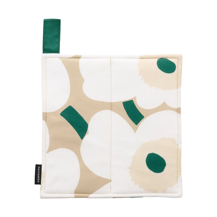 Agarrador Pieni Unikko 21,5x21,5 cm - Sand-white-hay-emerald - Marimekko