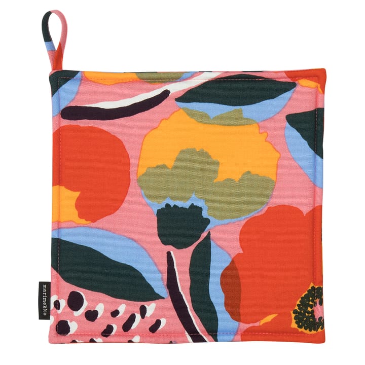 Agarrador Rosarium - Rosa-azul-rojo - Marimekko