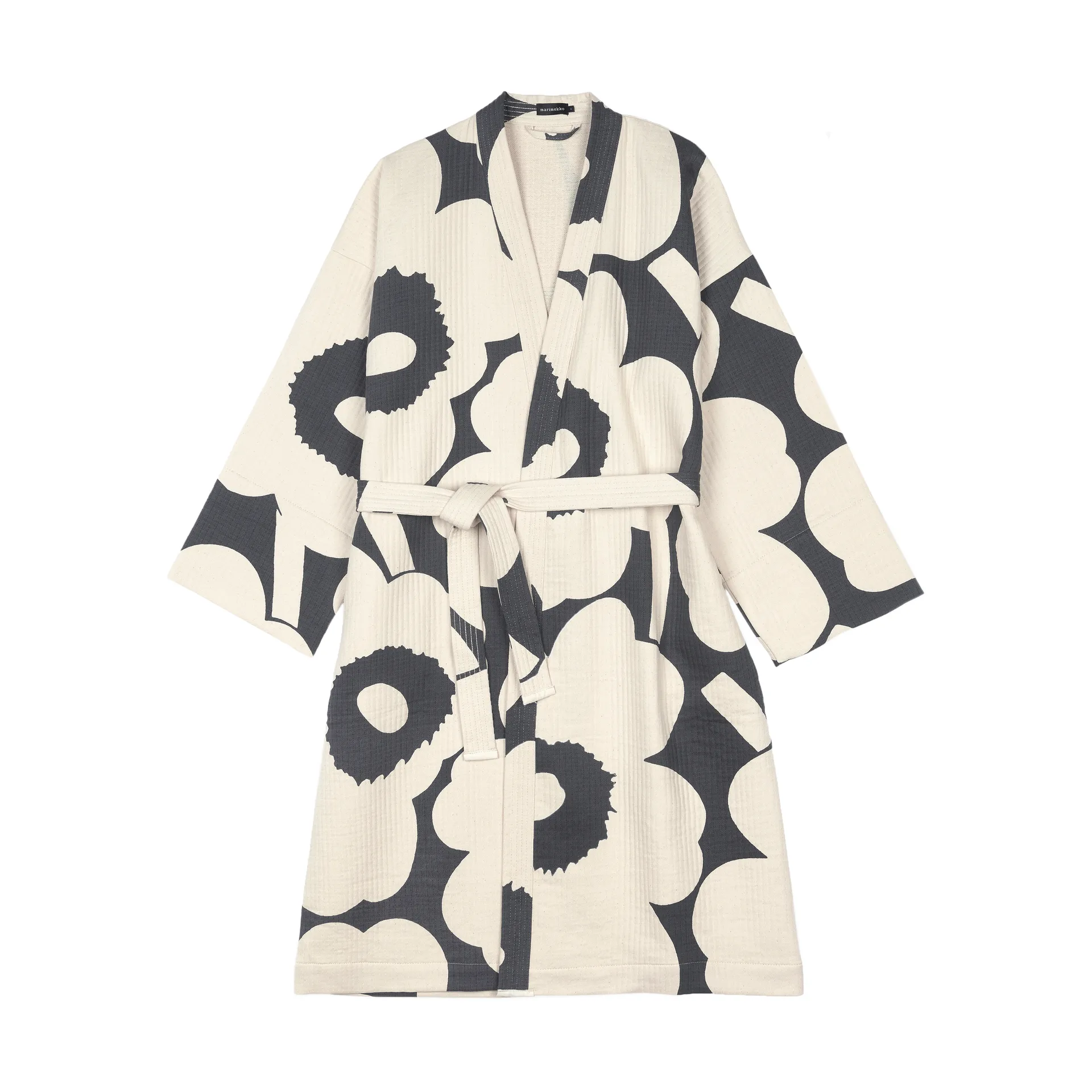 Albornoz Unikko, Charcoal-off white, S Marimekko