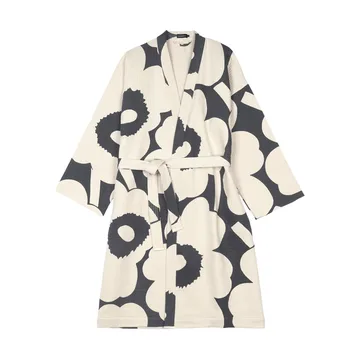 Albornoz Unikko - Charcoal-off white, S - Marimekko