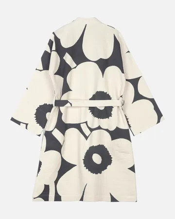 Albornoz Unikko - Charcoal-off white, S - Marimekko