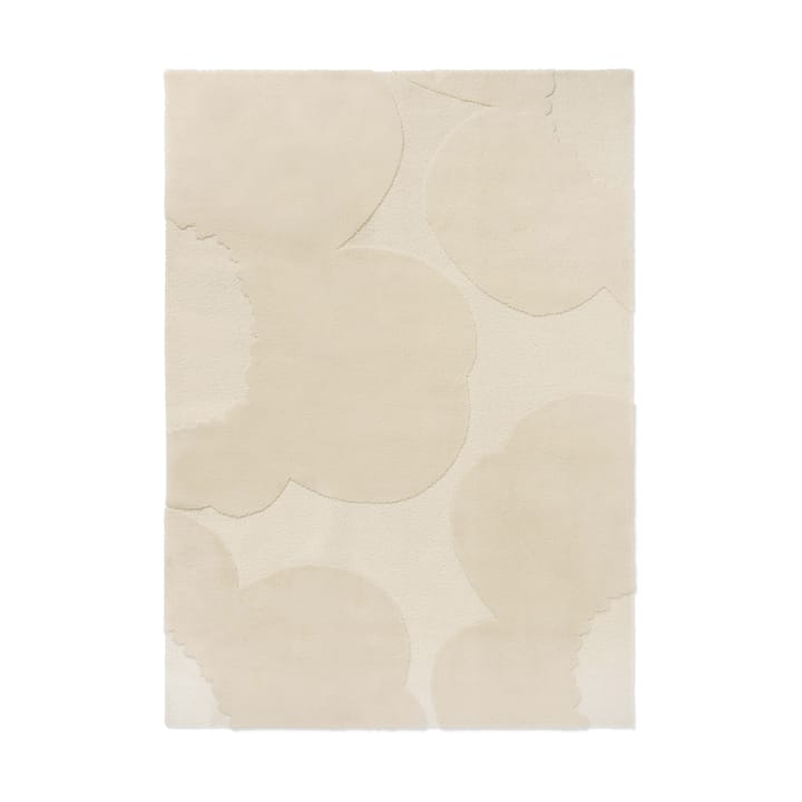 Alfombra de lana Iso Unikko - Natural White, 170x240 cm - Marimekko