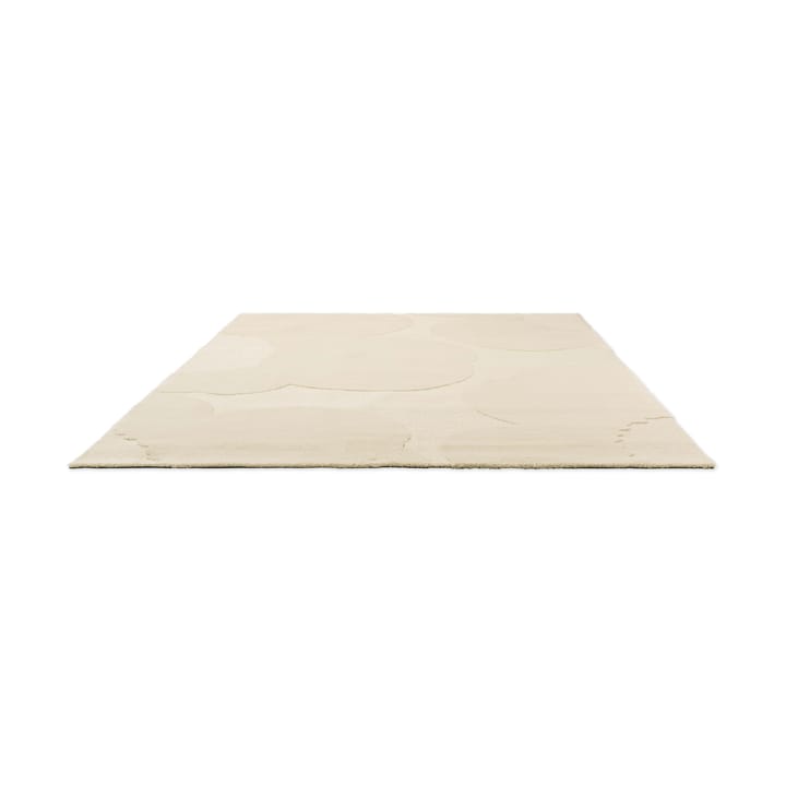 Alfombra de lana Iso Unikko, Natural White, 250x350 cm Marimekko