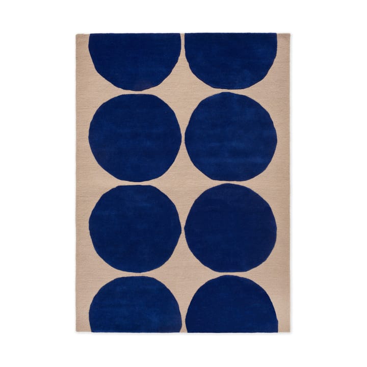 Alfombra de lana Isot Kivet - Blue, 140x200 cm - Marimekko