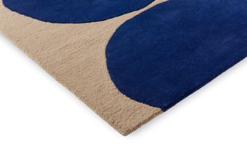 Alfombra de lana Isot Kivet - Blue, 140x200 cm - Marimekko