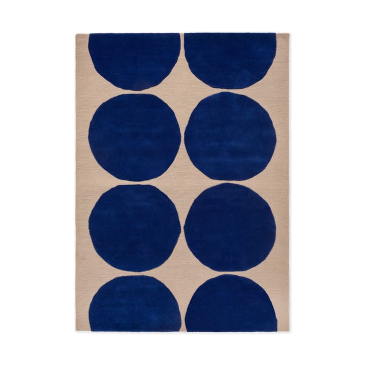 Alfombra de lana Isot Kivet - Blue, 170x240 cm - Marimekko