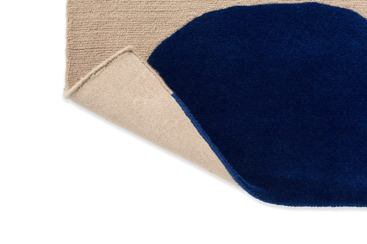 Alfombra de lana Isot Kivet - Blue, 170x240 cm - Marimekko