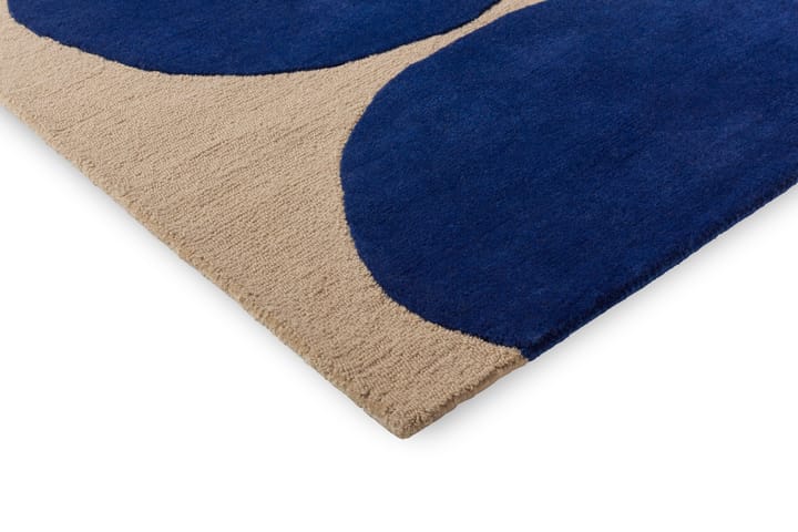 Alfombra de lana Isot Kivet, Blue, 200x280 cm Marimekko