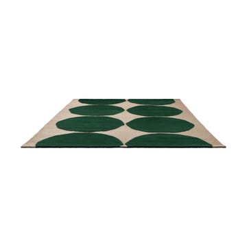 Alfombra de lana Isot Kivet - Green, 140x200 cm - Marimekko