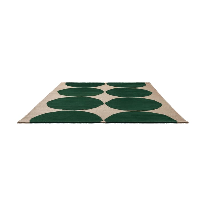 Alfombra de lana Isot Kivet, Green, 140x200 cm Marimekko