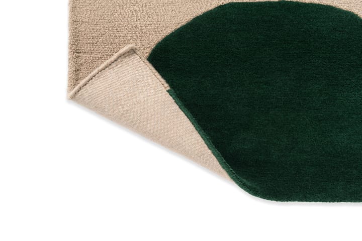 Alfombra de lana Isot Kivet, Green, 140x200 cm Marimekko