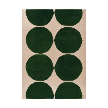 Alfombra de lana Isot Kivet - Green, 170x240 cm - Marimekko
