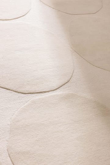 Alfombra de lana Isot Kivet - Natural White, 140x200 cm - Marimekko