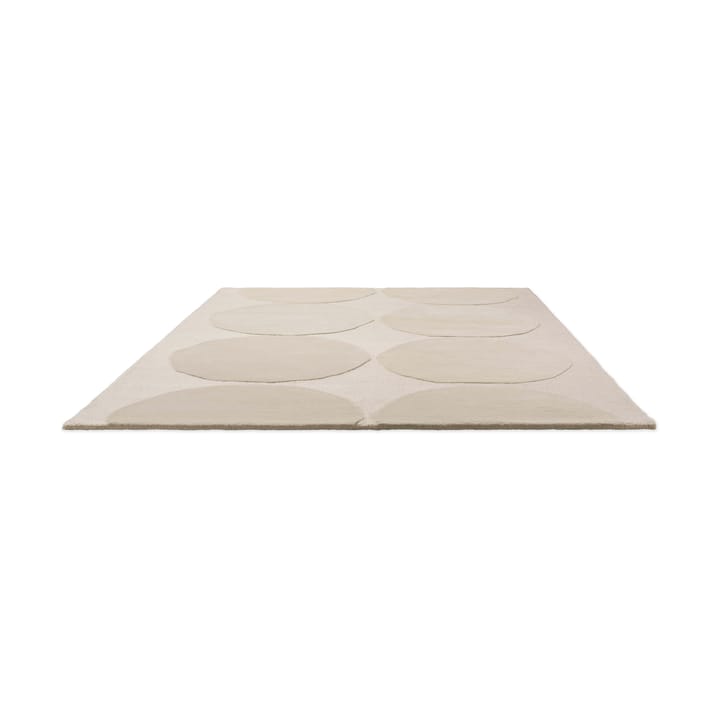 Alfombra de lana Isot Kivet, Natural White, 200x280 cm Marimekko