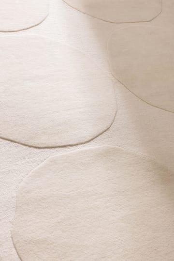 Alfombra de lana Isot Kivet - Natural White, 200x280 cm - Marimekko