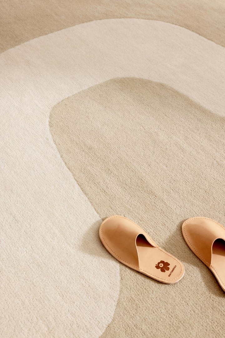 Alfombra de lana Seireeni, Warm Beige, 200x280 cm Marimekko