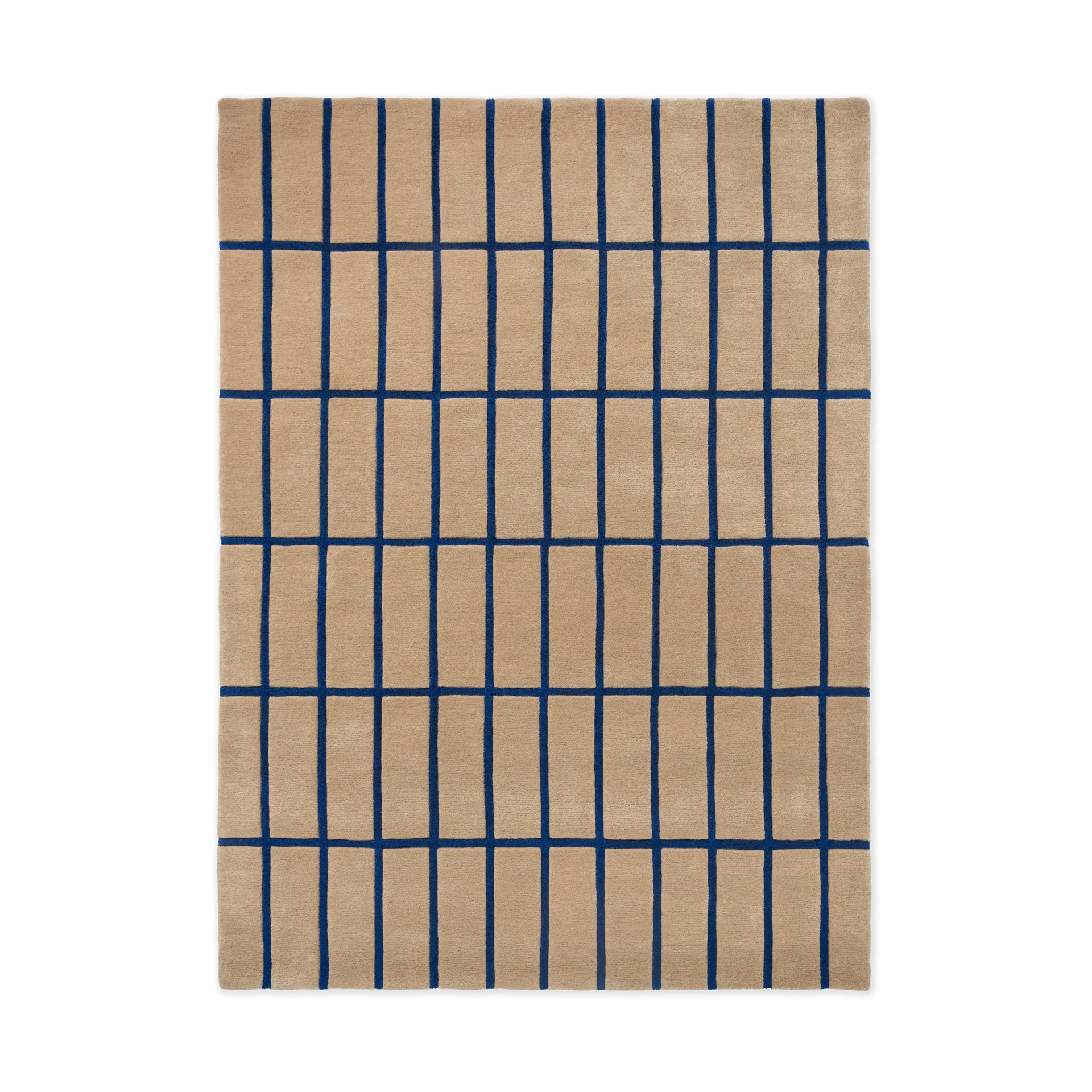 Alfombra de lana Tiiliskivi, Bright blue, 140x200 cm Marimekko