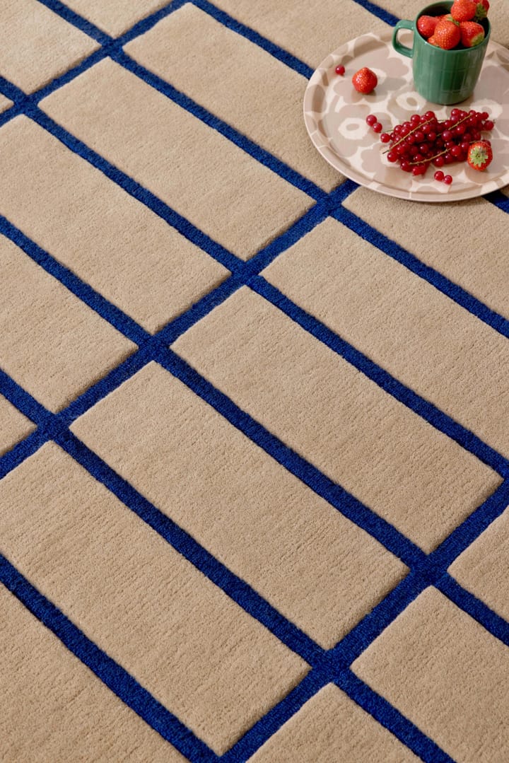 Alfombra de lana Tiiliskivi, Bright Blue, 170x240 cm Marimekko