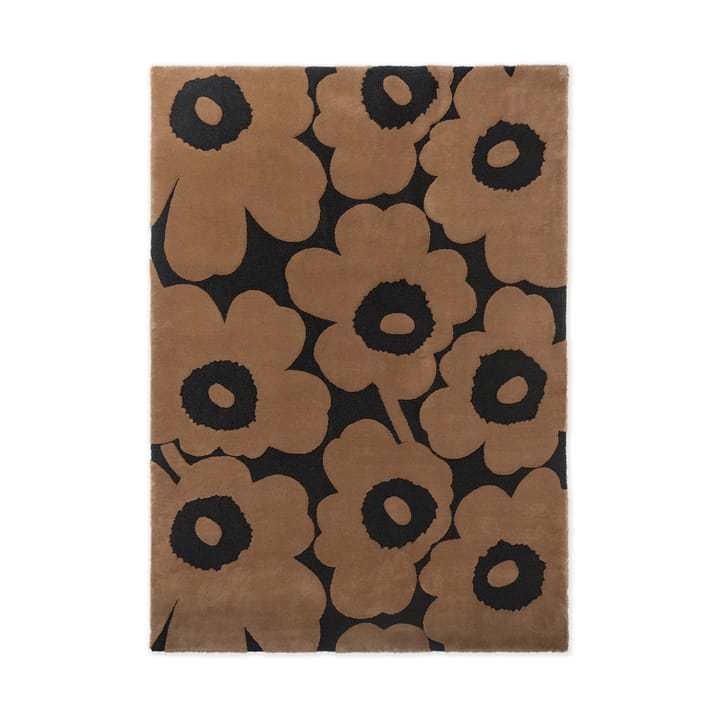 Alfombra de lana Unikko - Beige, 170x240 cm - Marimekko