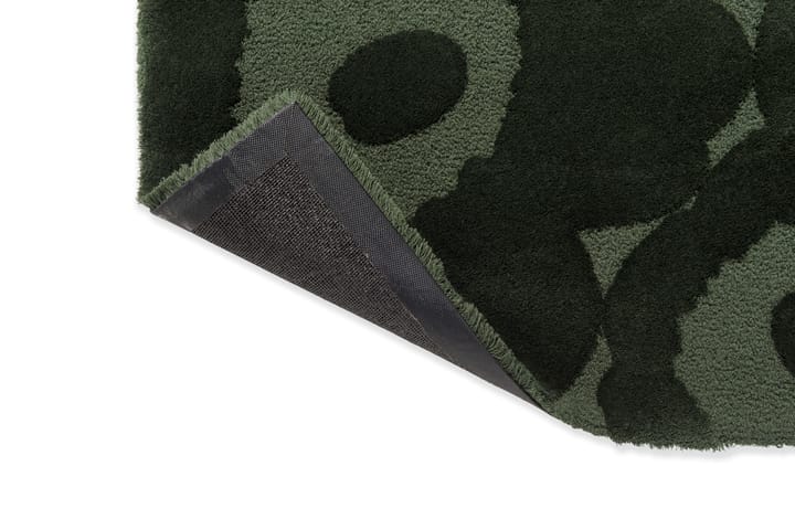 Alfombra de lana Unikko - Dark Green, 170x240 cm - Marimekko