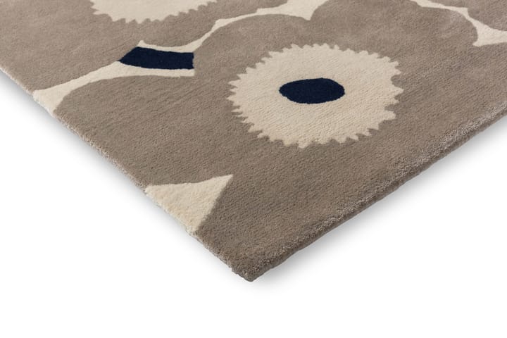 Alfombra de lana Unikko, Greige, 170x240 cm Marimekko
