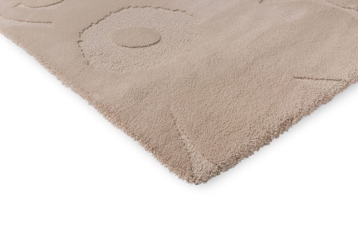 Alfombra de lana Unikko, Light Beige, 170x240 cm Marimekko