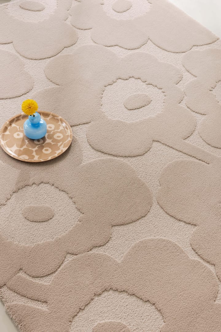 Alfombra de lana Unikko, Light Beige, 170x240 cm Marimekko