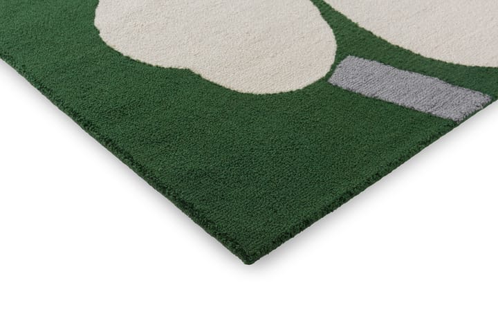 Alfombra de plástico tejida Unikko 60 aniversario, 160x230 cm Marimekko