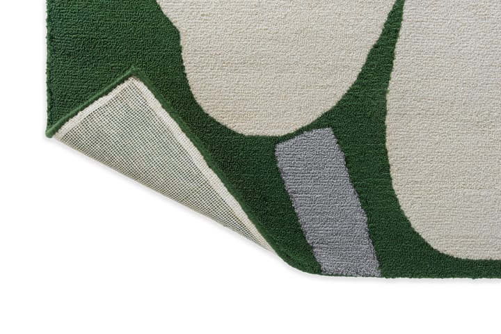 Alfombra de plástico tejida Unikko 60 aniversario, 160x230 cm Marimekko
