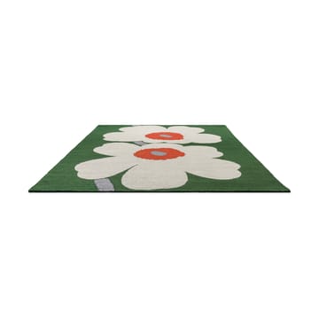 Alfombra de plástico tejida Unikko 60 aniversario - 250x350 cm - Marimekko