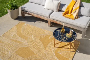 Alfombra Kukat puhkeavat outdoor - Straw, 250x350 cm - Marimekko