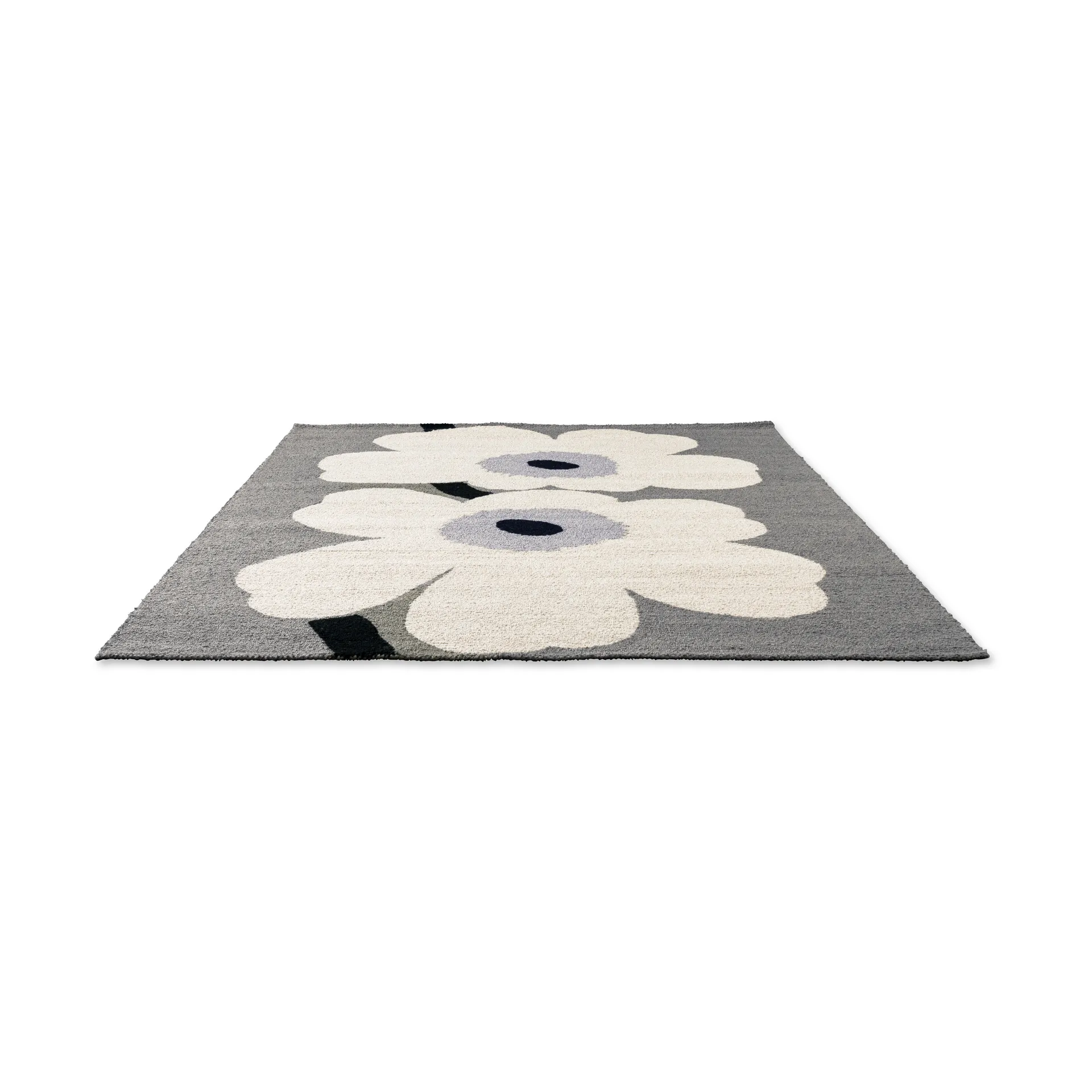 Alfombra Unikko anniversary outdoor, Grey, 140x200 cm Marimekko
