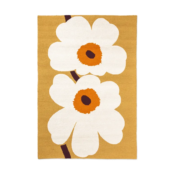 Alfombra Unikko anniversary outdoor - Honey, 160x230 cm - Marimekko